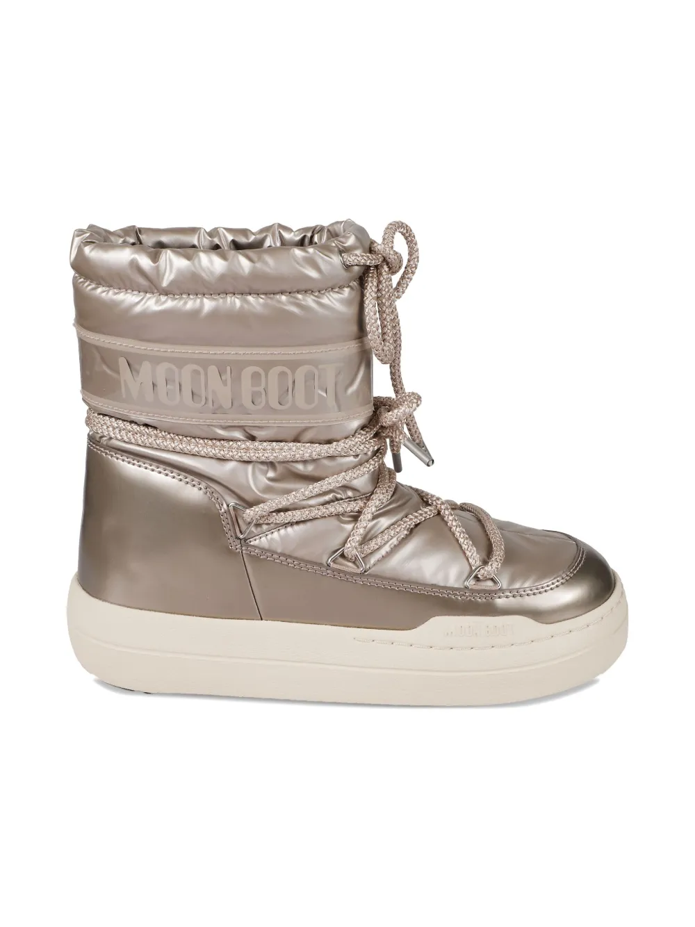 Moon Boot Park Logo Lace-up Snow Boots In Multi
