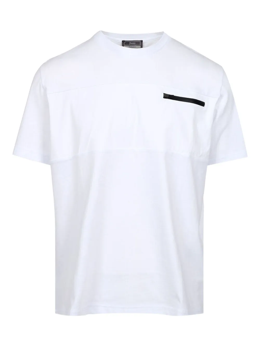 Herno zip-pocket panelled T-shirt | White | Image 1