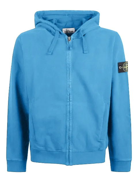 Stone Island zip hooded knitwear