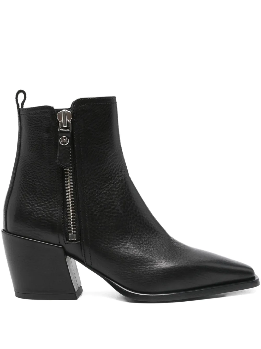 Agl Attilio Giusti Leombruni 65mm Pointed-toe Boots In Black