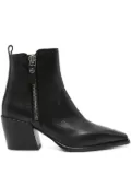 AGL 65mm pointed-toe boots - Black