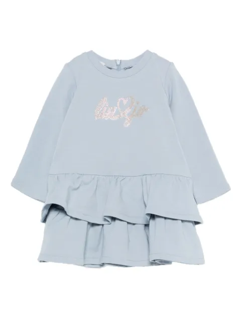 LIU JO vestido con detalles y volantes