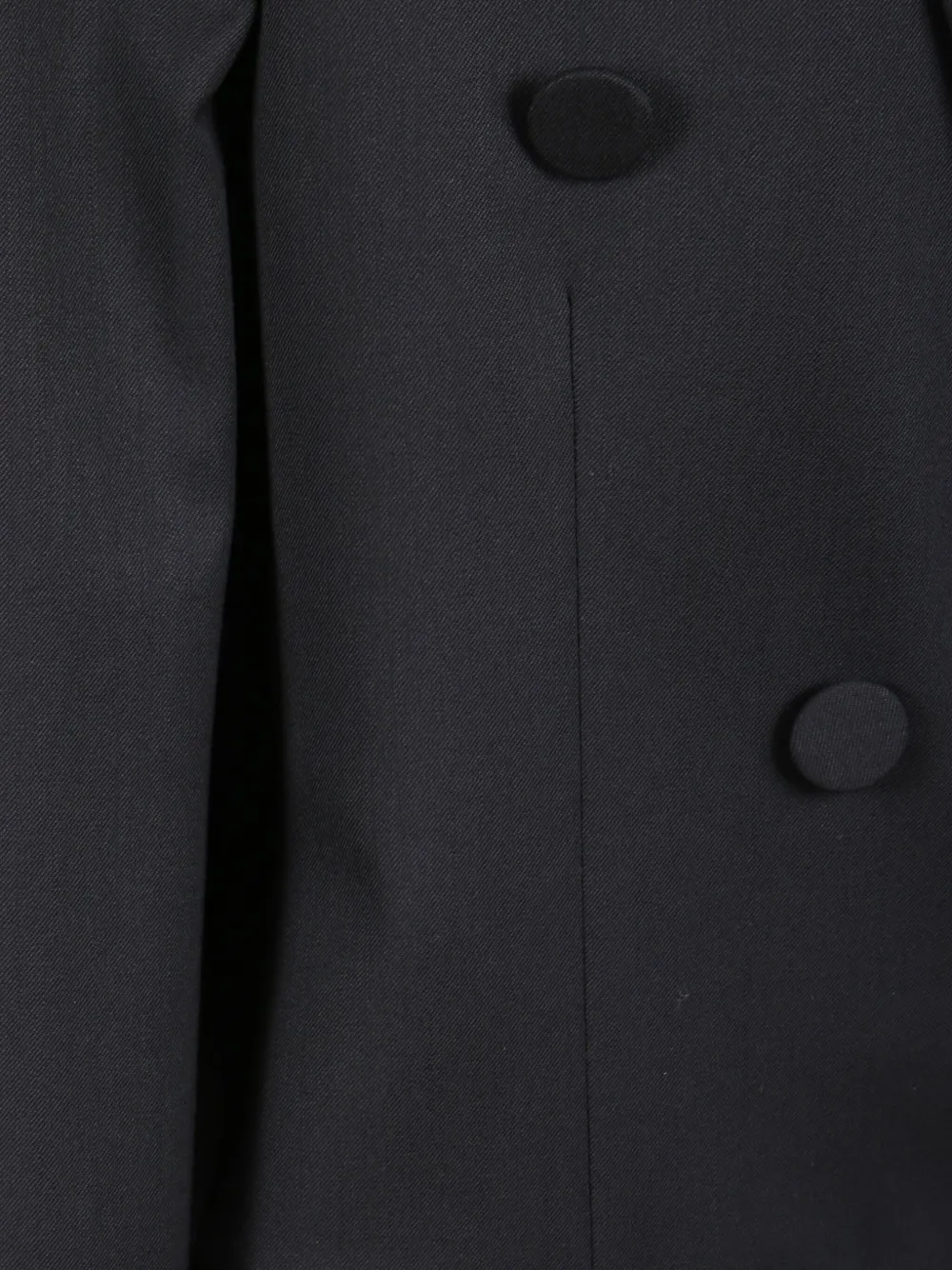 Dondup Double-breasted Blazer In Black