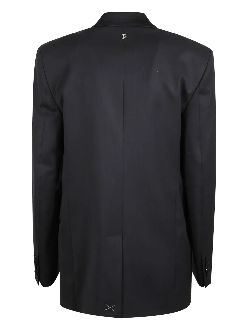 Dondup Double-breasted Blazer In Black