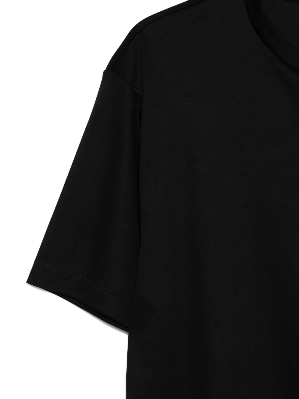 Giorgio Armani T-shirt met ronde hals Zwart