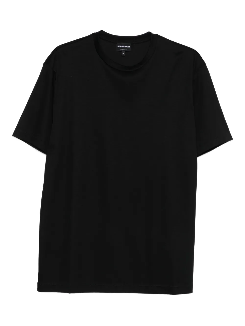 Giorgio Armani crew-neck short-sleeve T-shirt | Black | Image 1