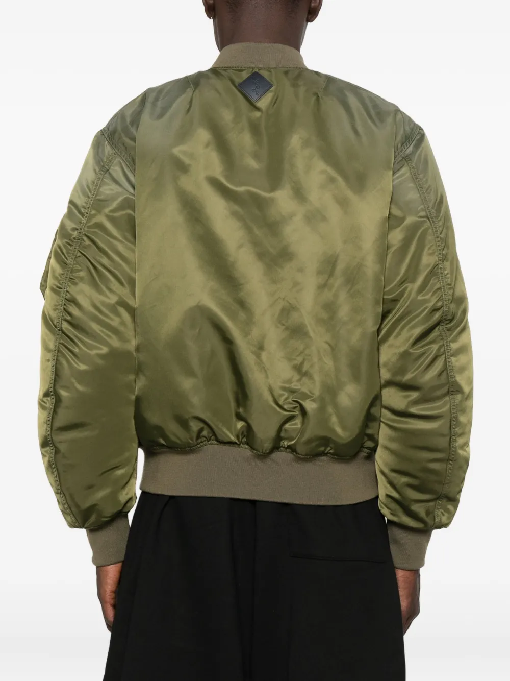 Haikure zip-front bomber jacket Groen