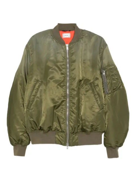 Haikure zip-front bomber jacket