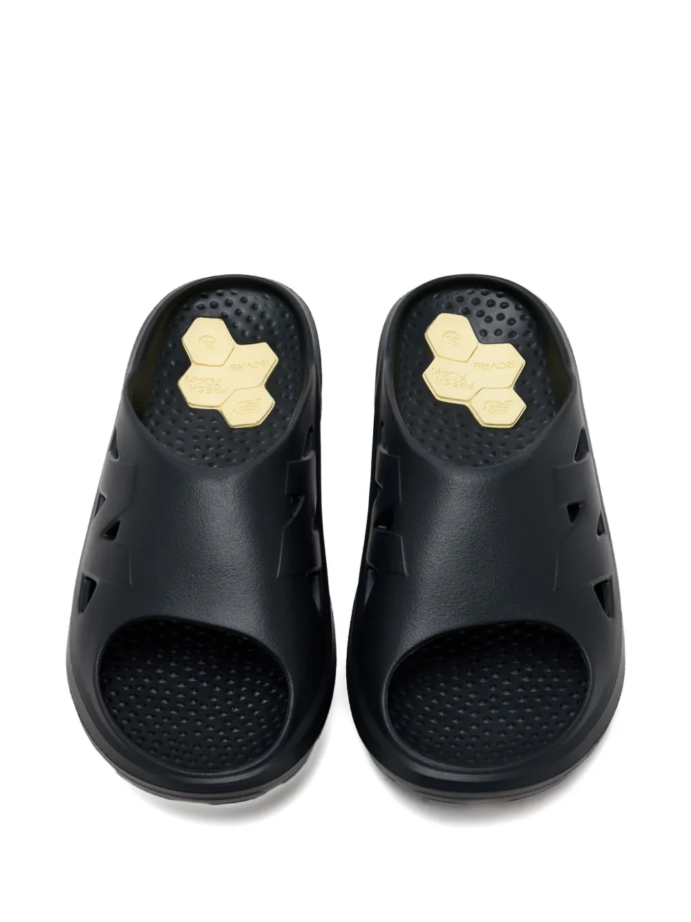 New Balance Fresh Foam Rcvry Slides In Black