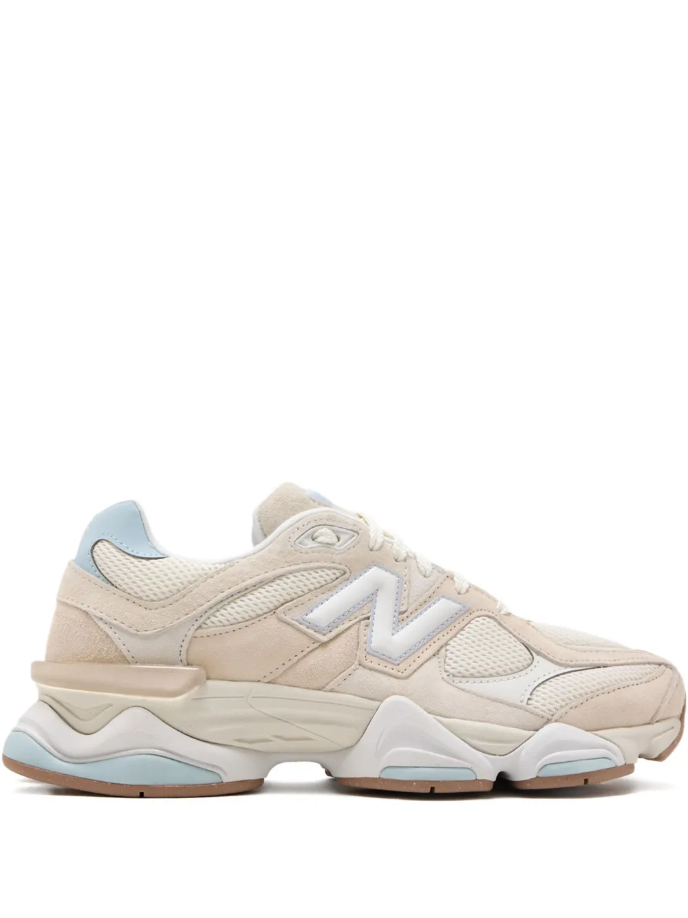 New Balance 9060 mesh suede sneakers Neutrals