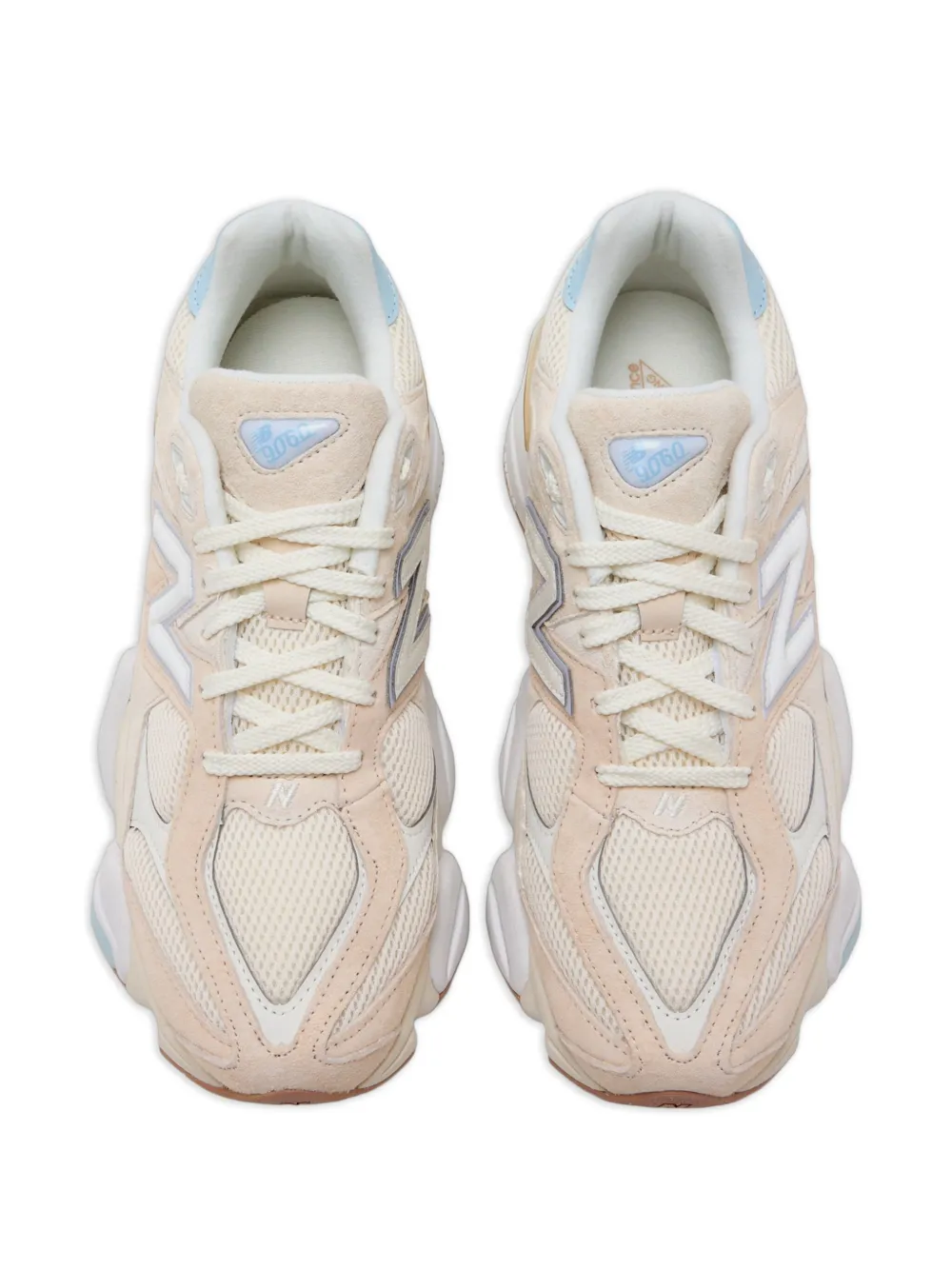 New Balance 9060 mesh suede sneakers Neutrals