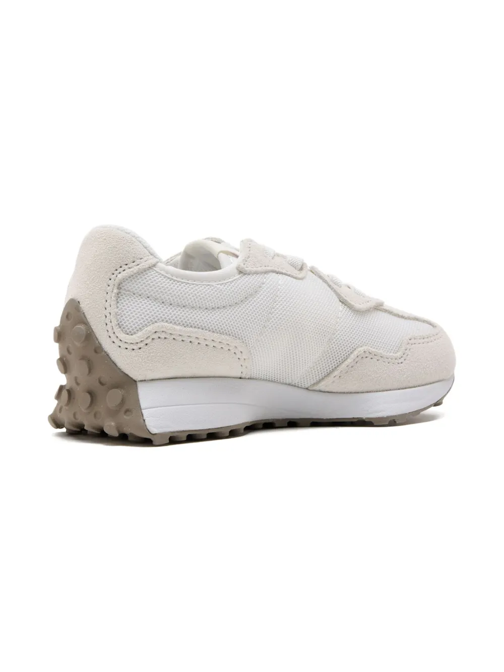 New Balance Kids 327 suede-leather sneakers White