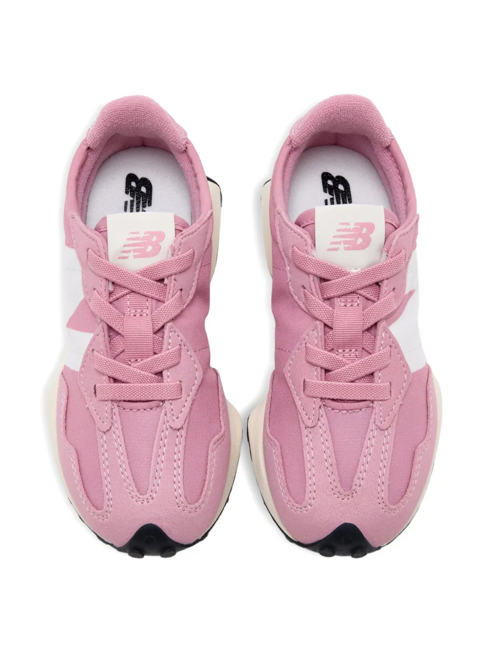 New Balance Kids 327 sneakers met logo Roze