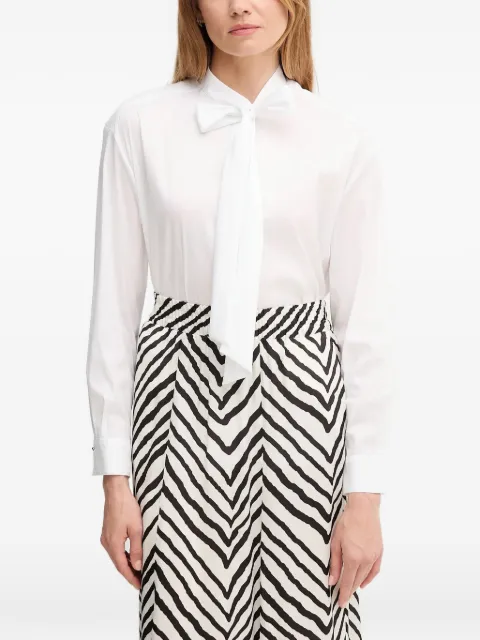 Joop! bow-detail shirt