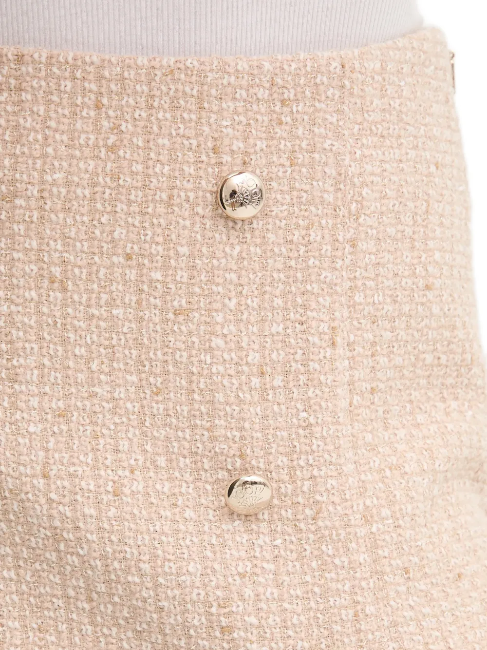 Saida tweed mini skirt