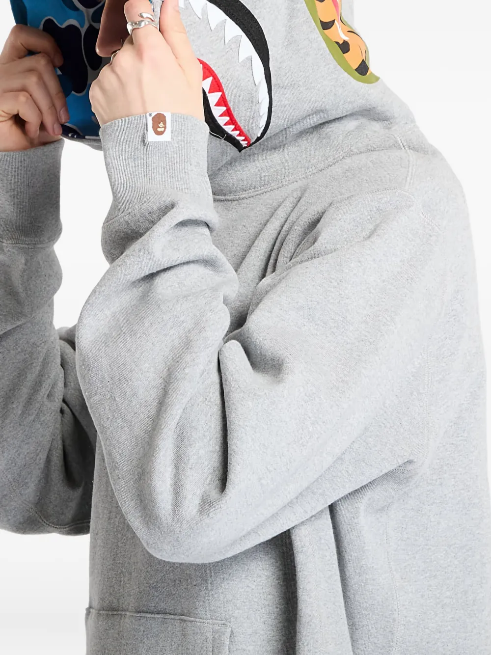 A BATHING APE Hoodie met buidelzak Grijs