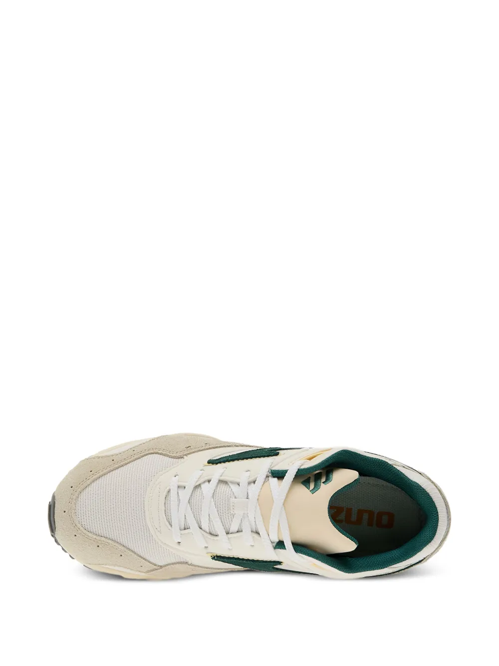 Mizuno Contender S suede-panelled lace-up sneakers White