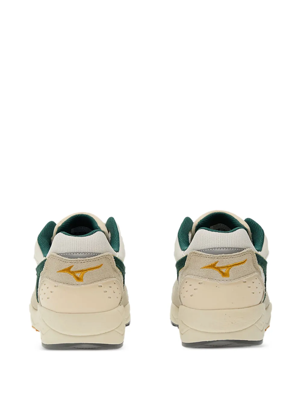 Mizuno Contender S suede-panelled lace-up sneakers White