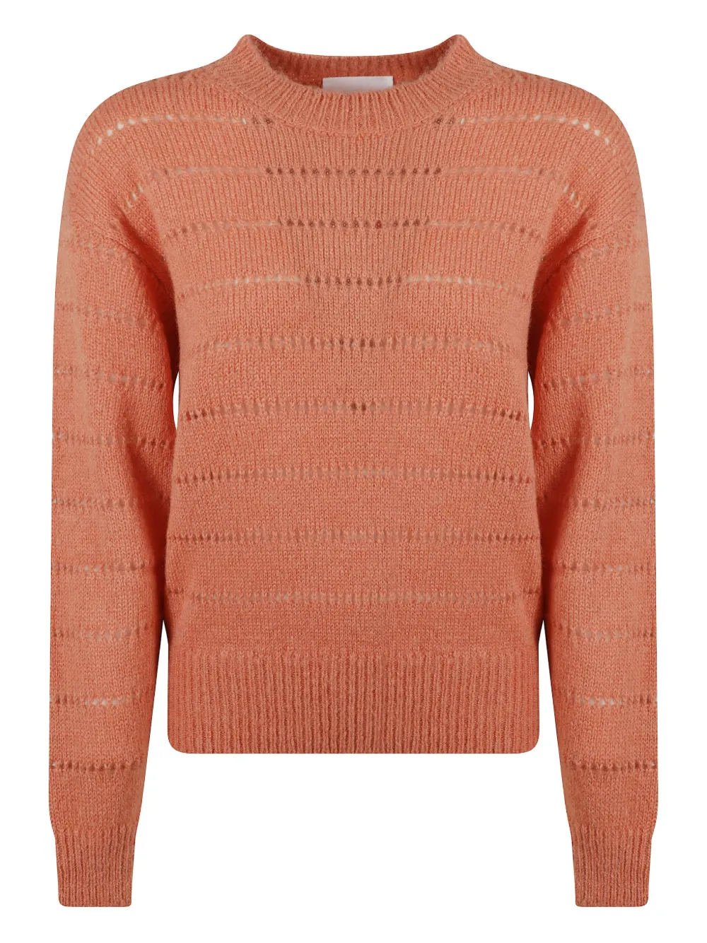 Isabel Marant Étoile Yona Openwork Sweater In Orange
