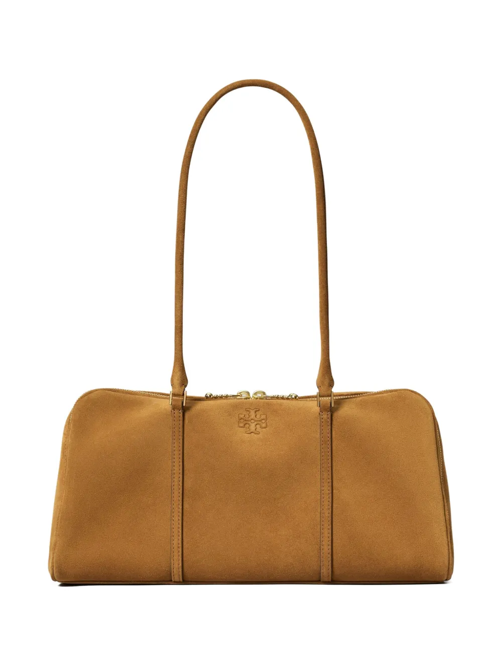 Tory Burch Marshmallow Suede Shoulder Bag In Brown