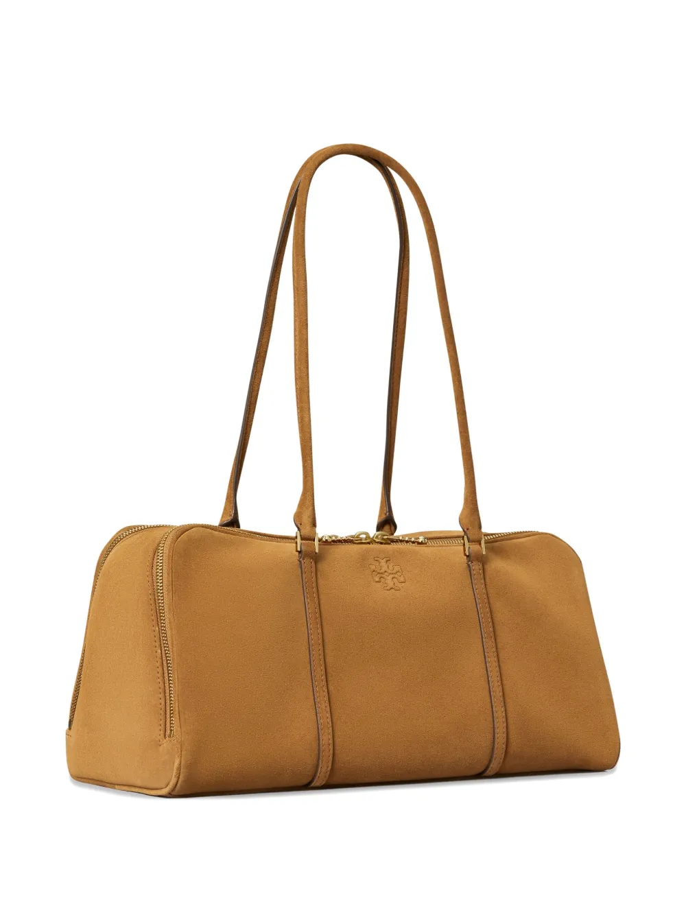 Tory Burch Marshmallow suede shoulder bag - Bruin