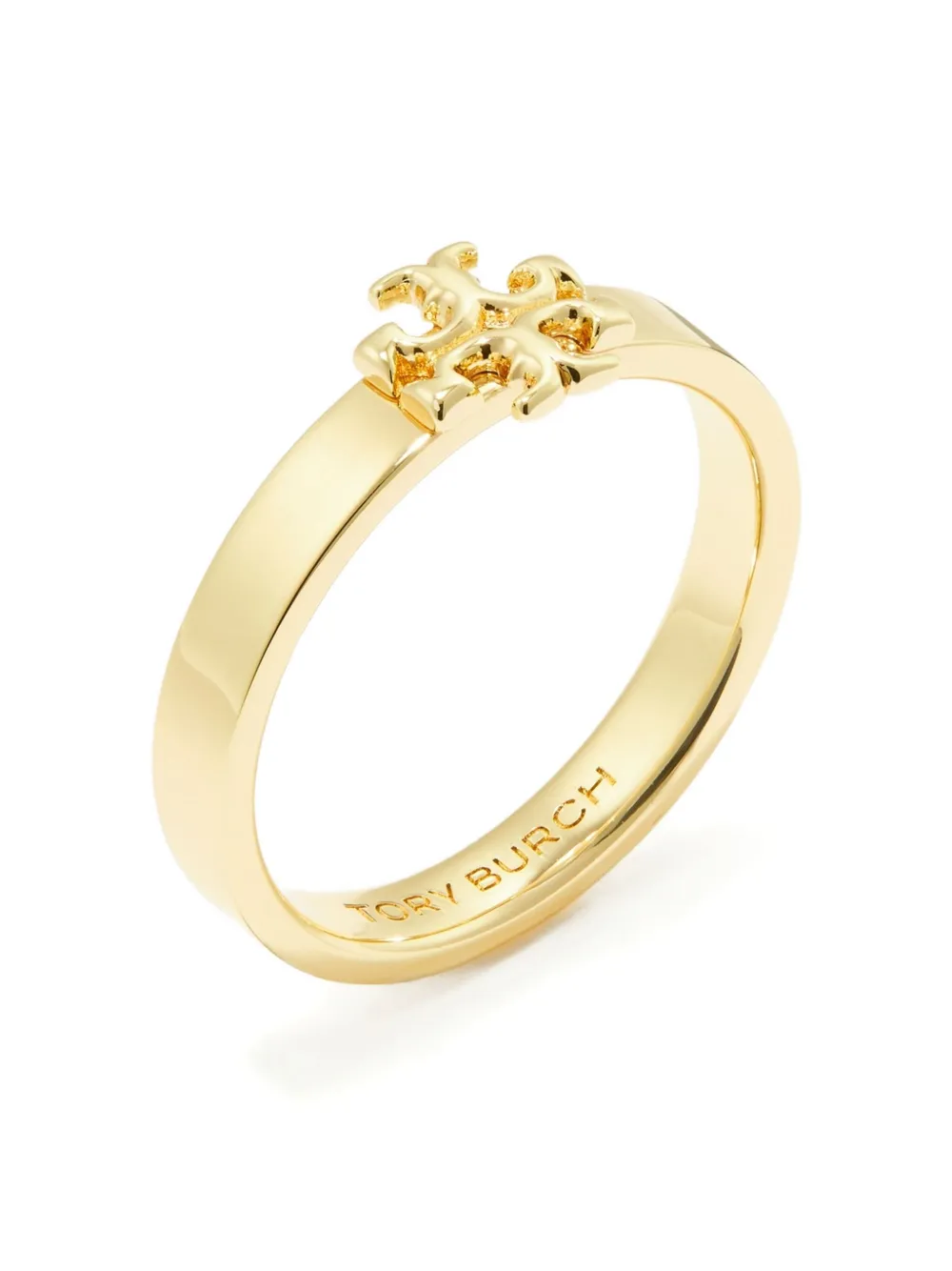 Tory Burch Kira ring verfraaid met logo - Goud