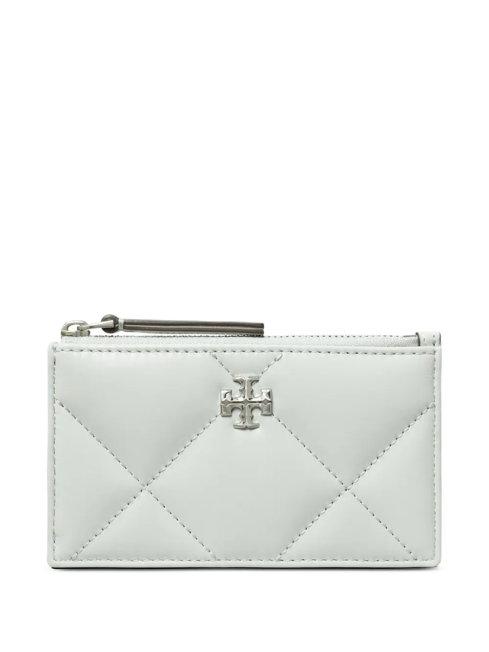 Tory Burch Kira Diamond-quilting Wallet In White