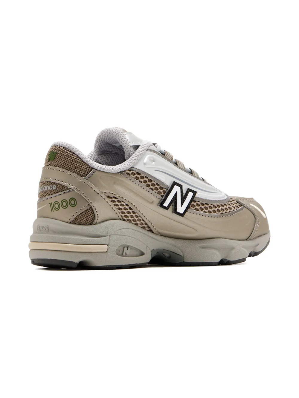 New Balance Kids 1000 logo-detail sneakers - Bruin