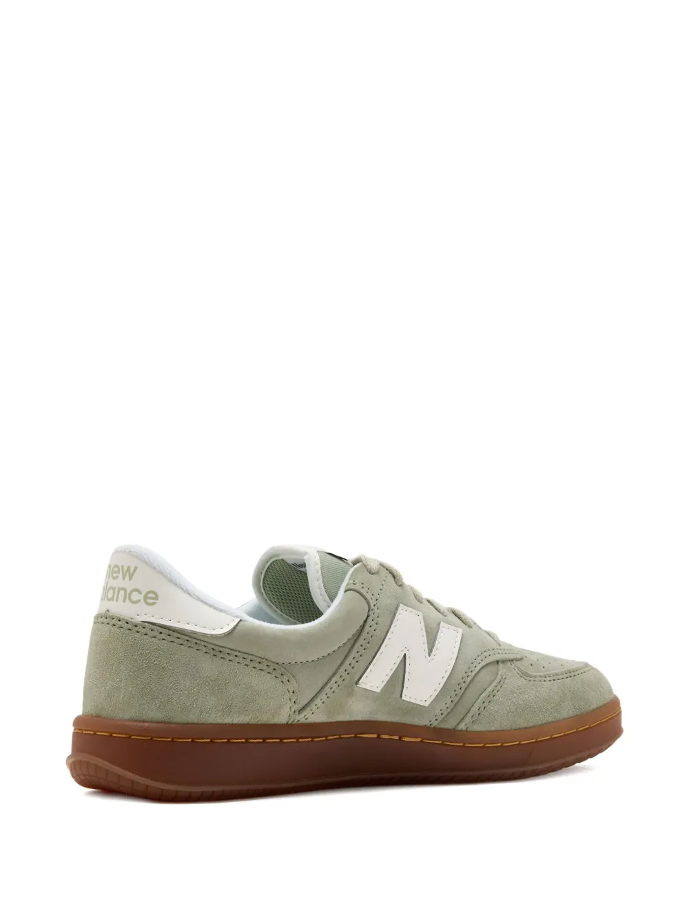 New Balance T500 suede leather sneakers Green