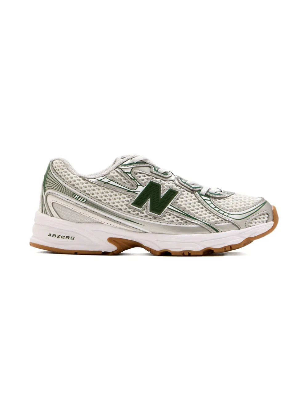 New Balance Kids 740 mesh-panel sneakers Neutrals