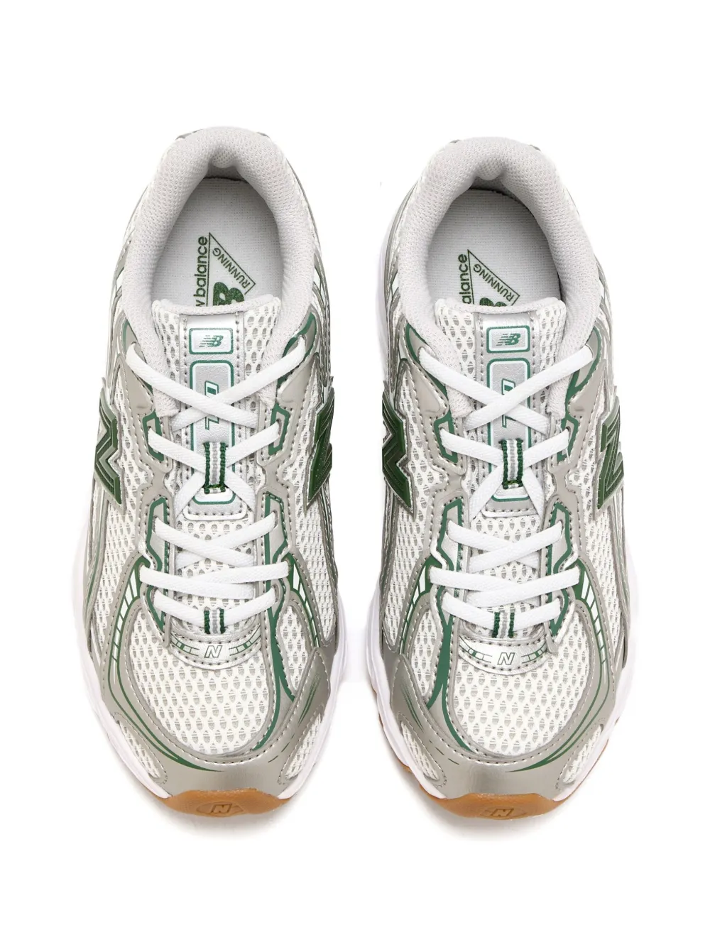 New Balance Kids 740 mesh-panel sneakers Neutrals