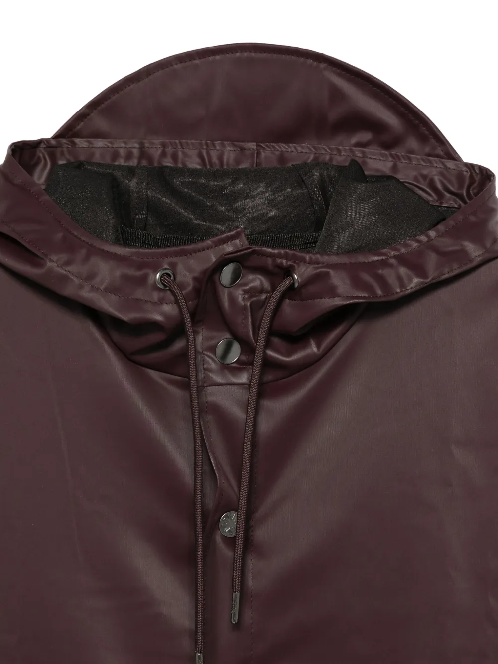 Rains Hooded Jacket In Red