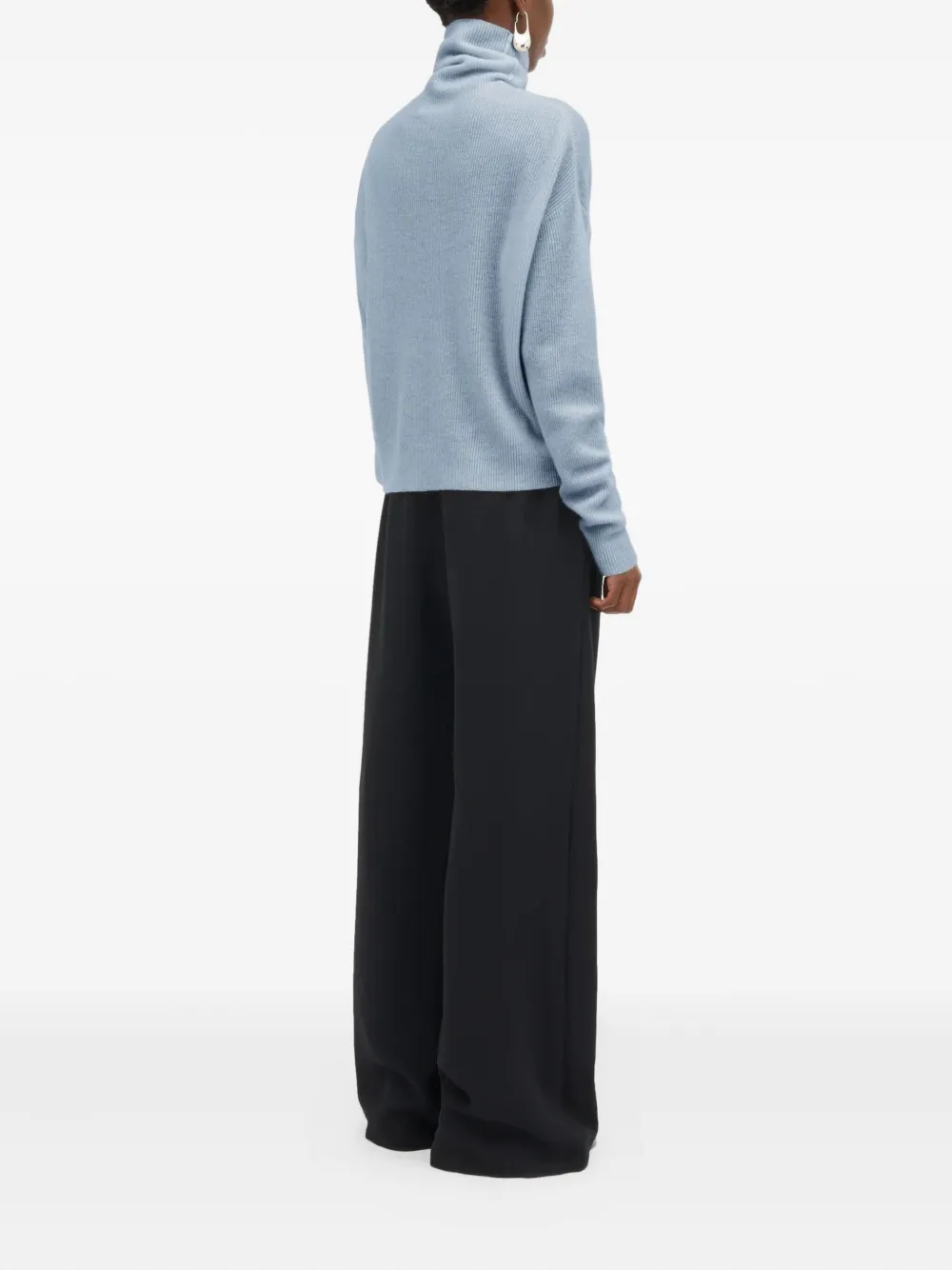 MARK KENLY DOMINO TAN Krystal ribbed turtleneck cashmere sweater | Sweaters | Image 2