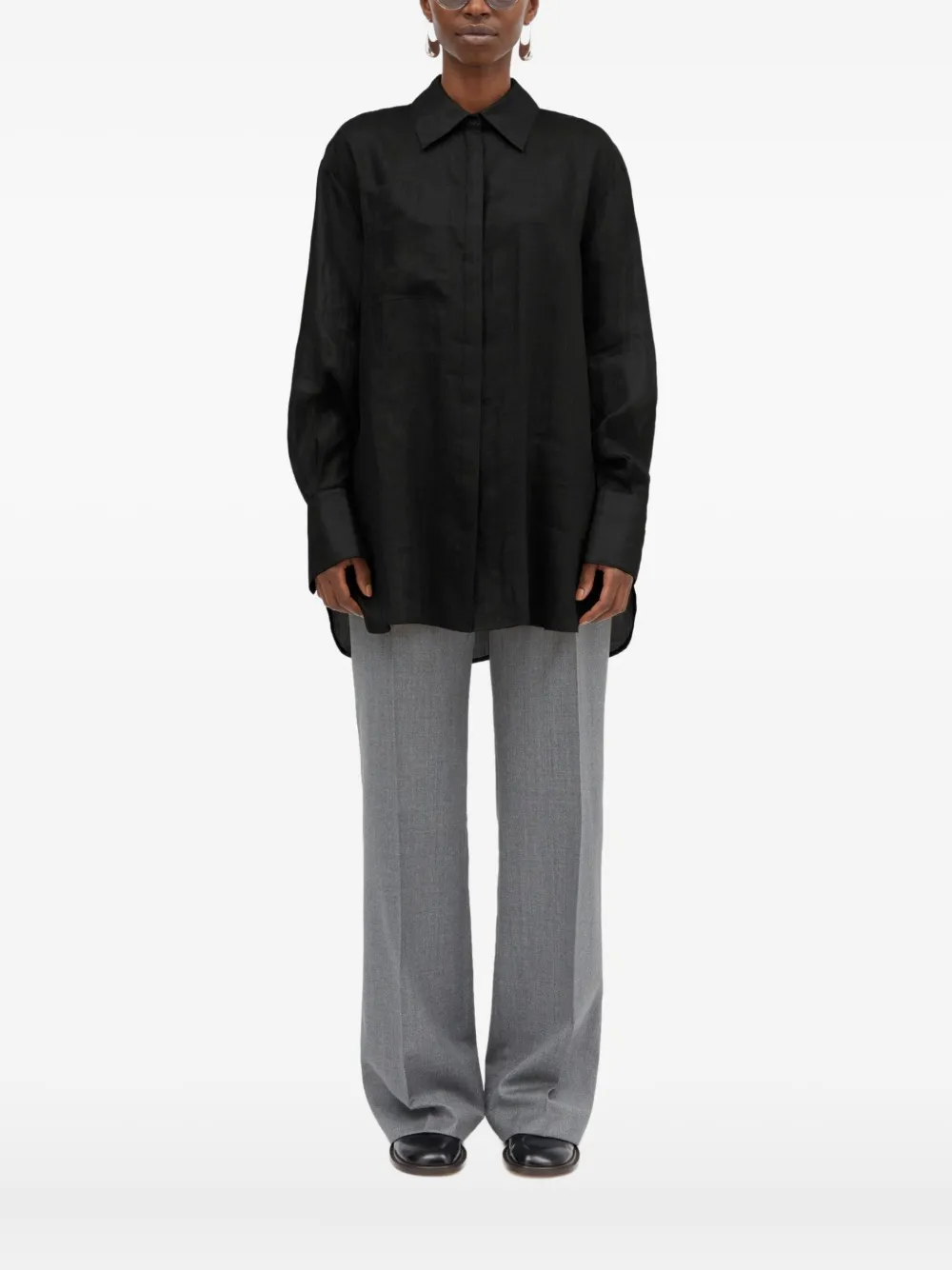 MARK KENLY DOMINO TAN long-sleeve shirt | Black | Image 1