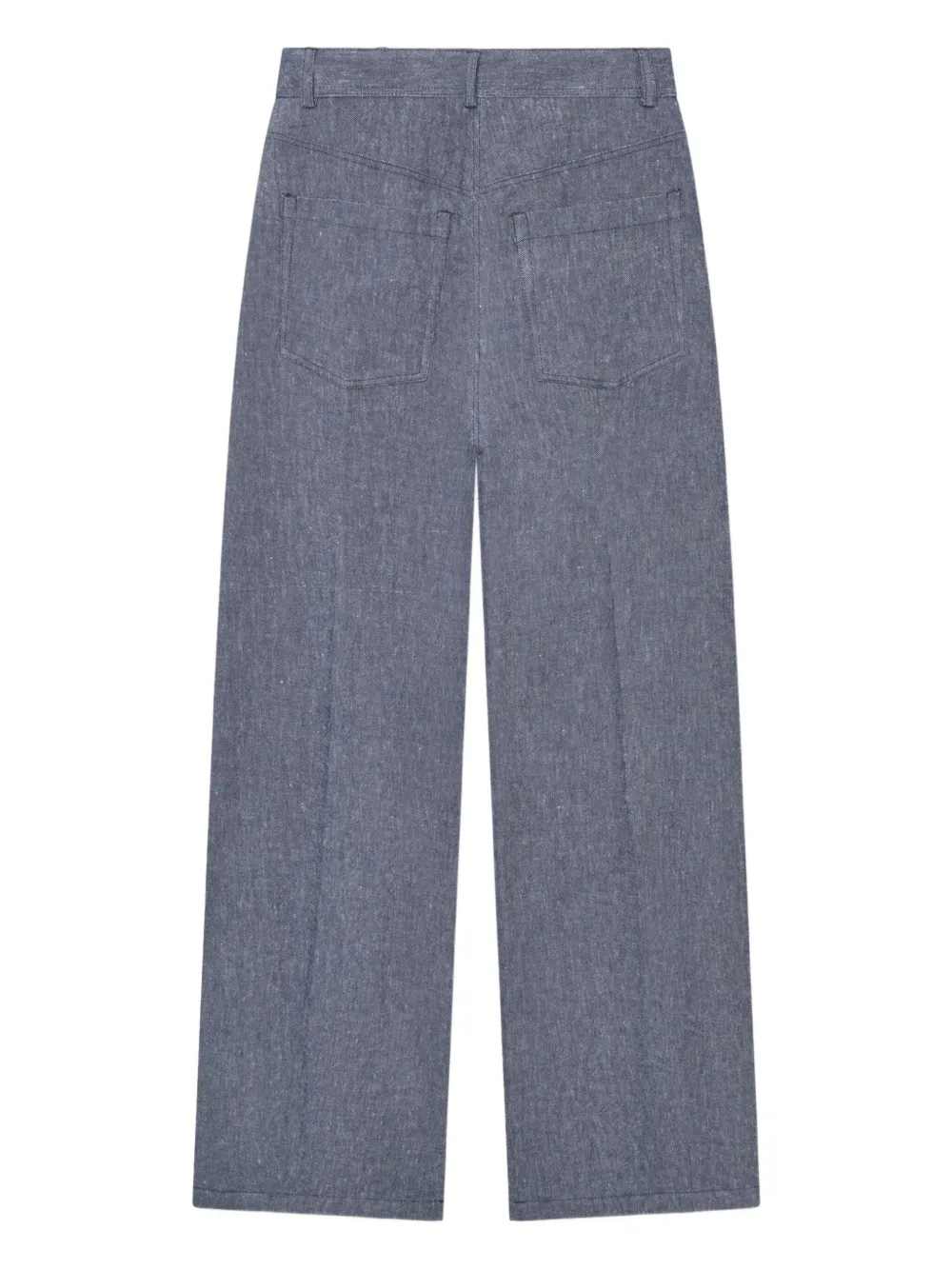 Pella Button-Fastening Wide-Leg Trousers