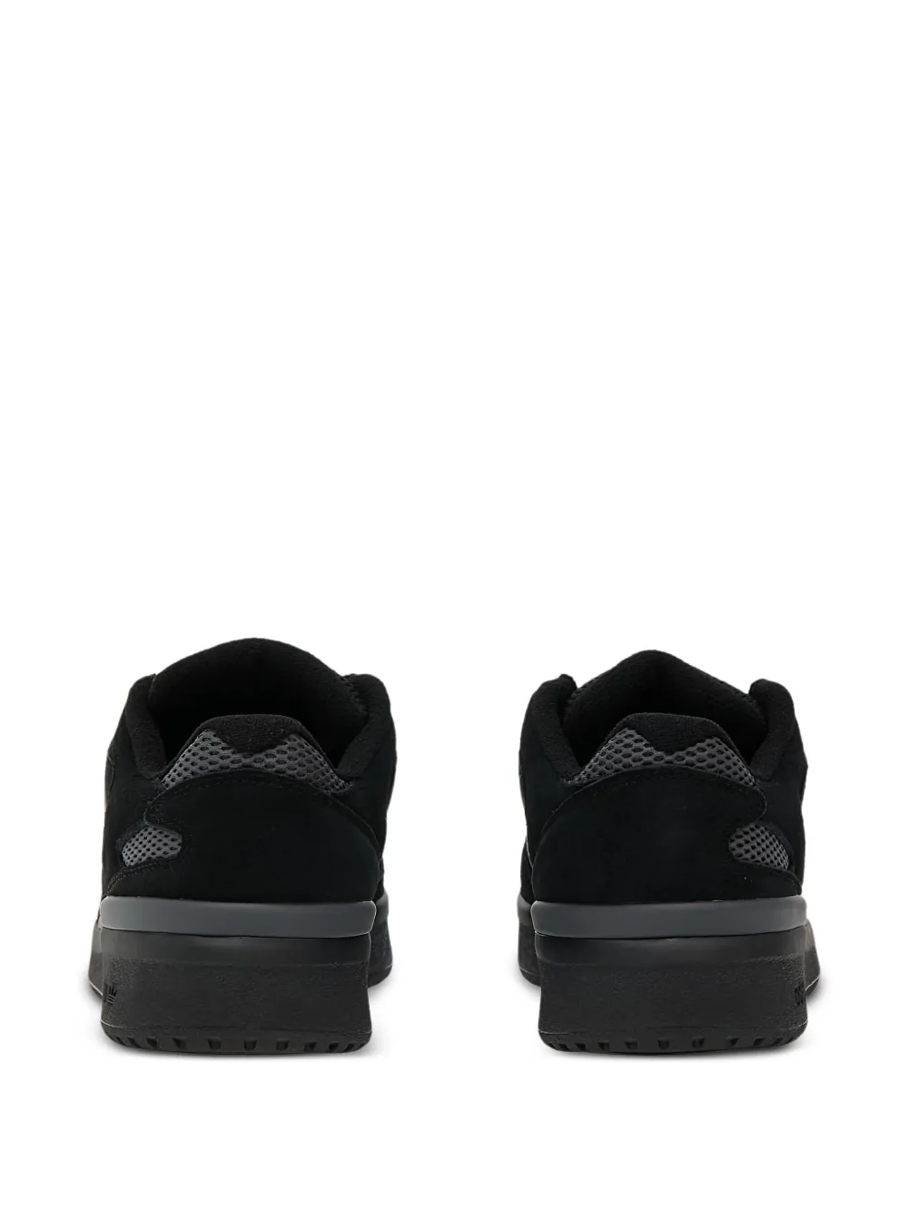 adidas Forum 2000 three-stripe suede sneakers Black