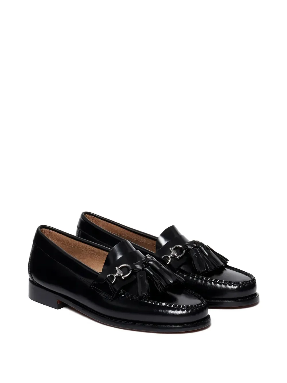 G.H. Bass & Co. tassels horsebit loafers - Zwart