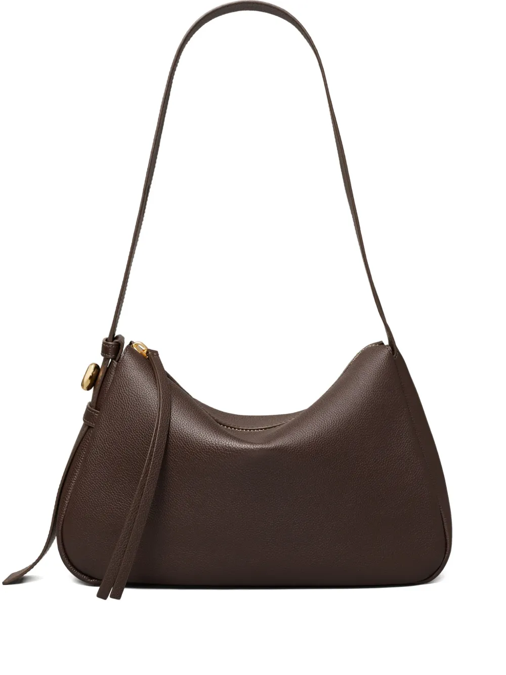 Tory Burch Zip-fastening Flap Shoulder Bag In Brown