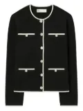 Tory Burch Kendra buttoned cardigan - Blue