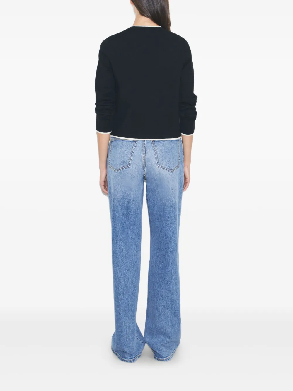 Tory Burch Kendra vest met knopen Blauw