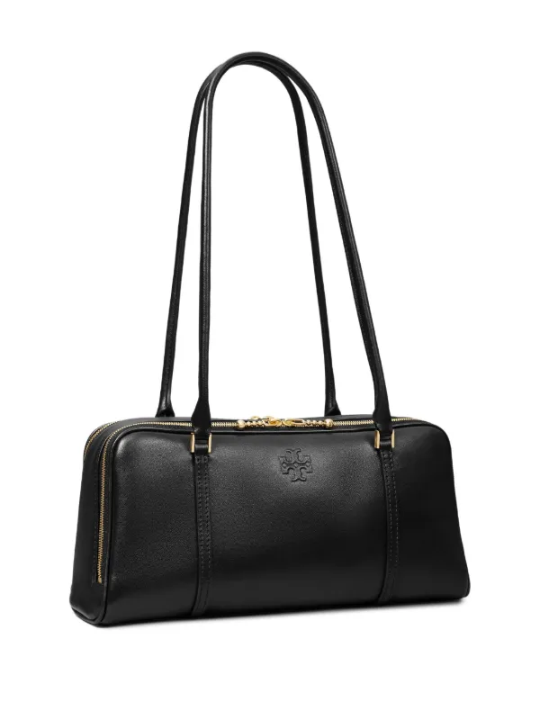 Tory Burch Small Marshmallow Shoulder Bag | Black | FARFETCH