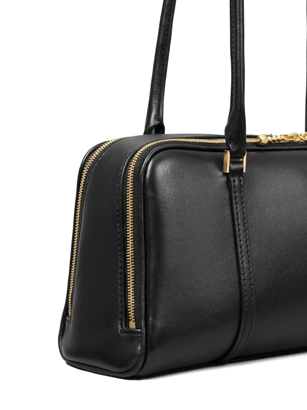 Tory Burch Small Marshmallow Shoulder Bag In Black