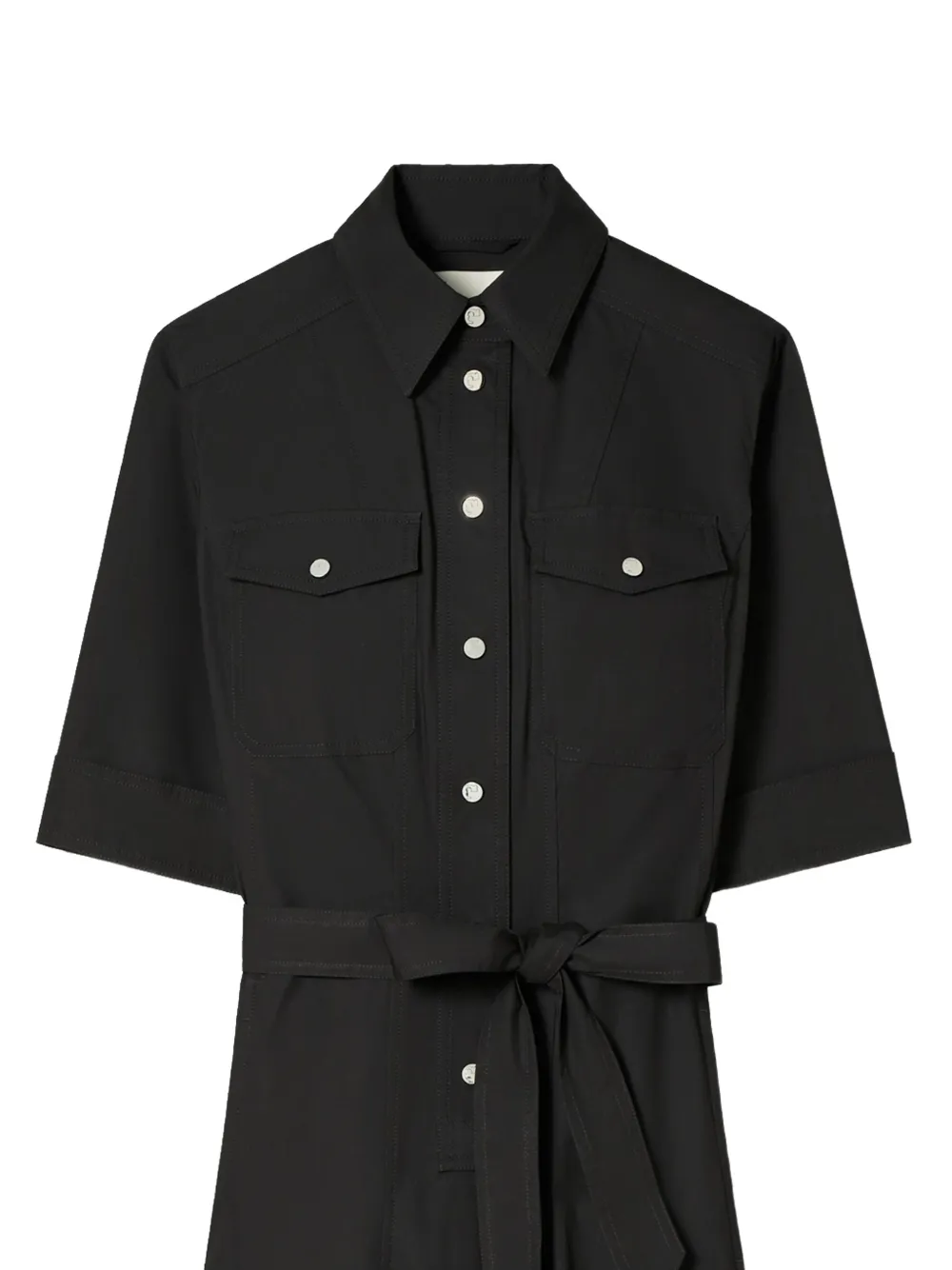 Tory Burch Jurk met zak met ceintuur - Groen