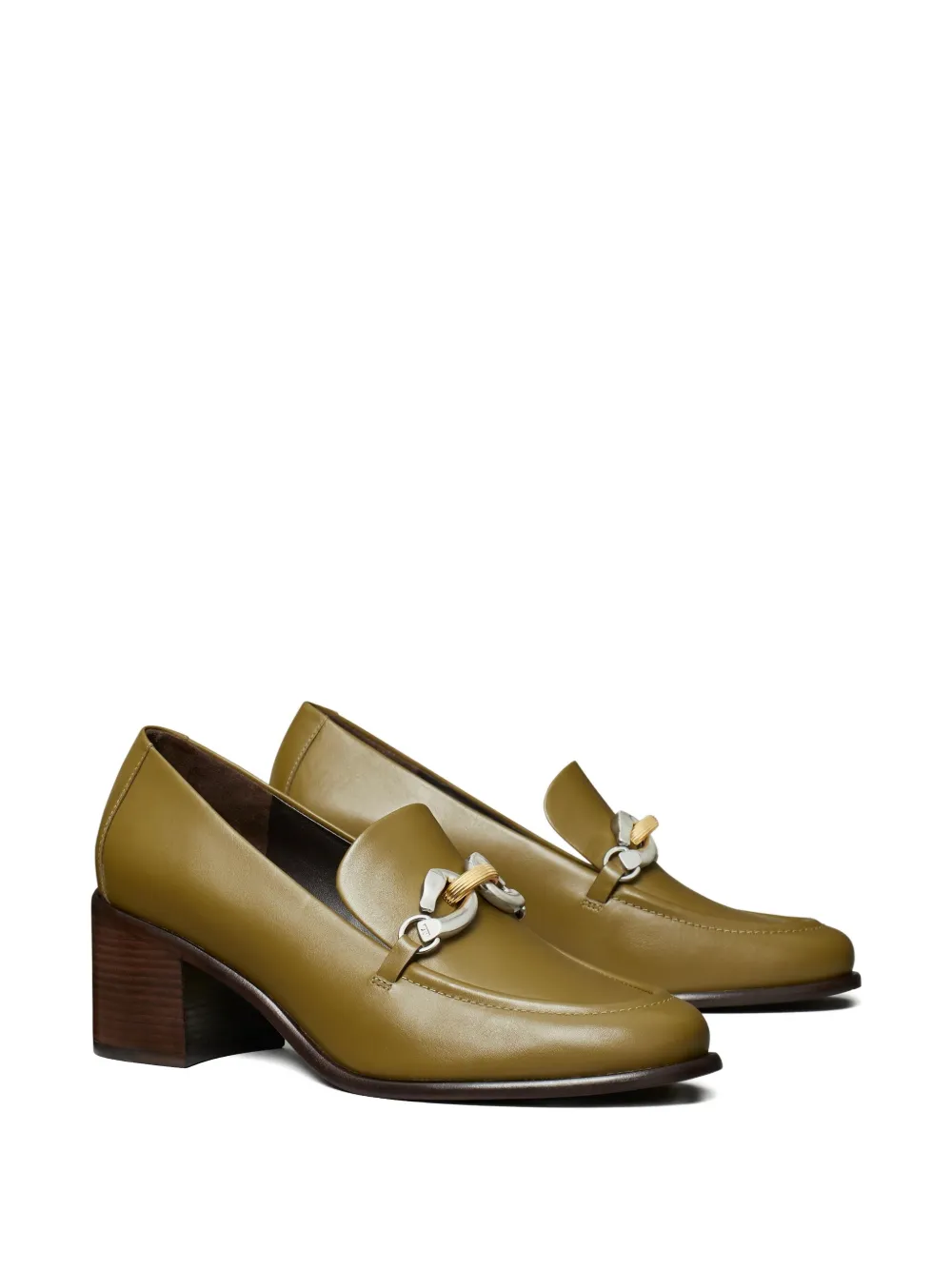 Tory Burch 55mm Jessa heeled loafers Green
