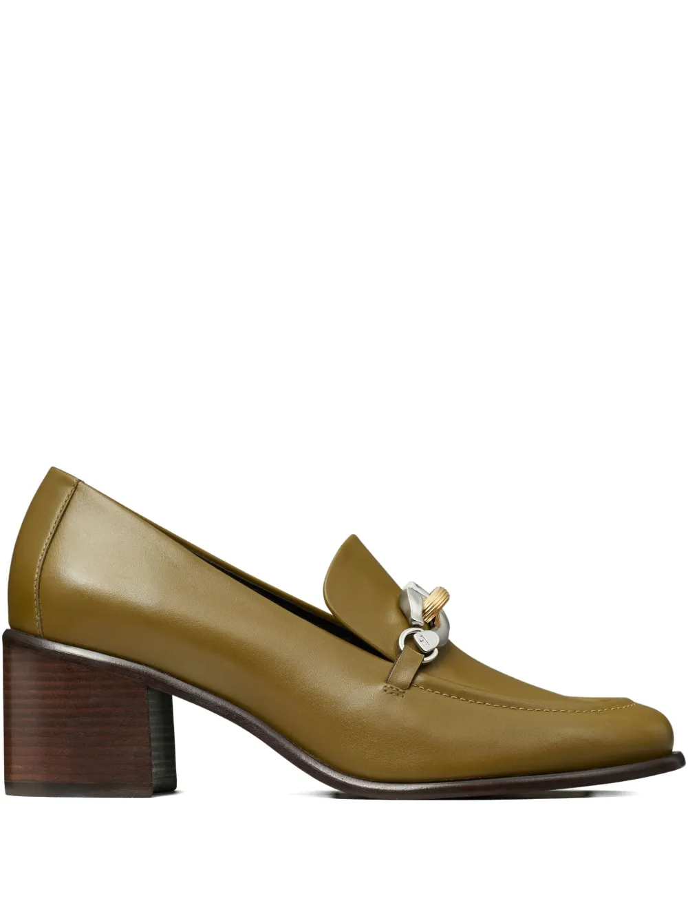 Tory Burch 55mm Jessa heeled loafers Green