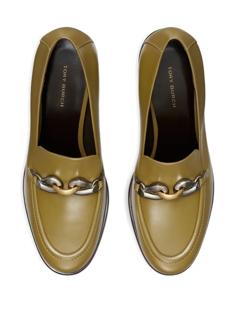 Tory Burch 55mm Jessa heeled loafers Green