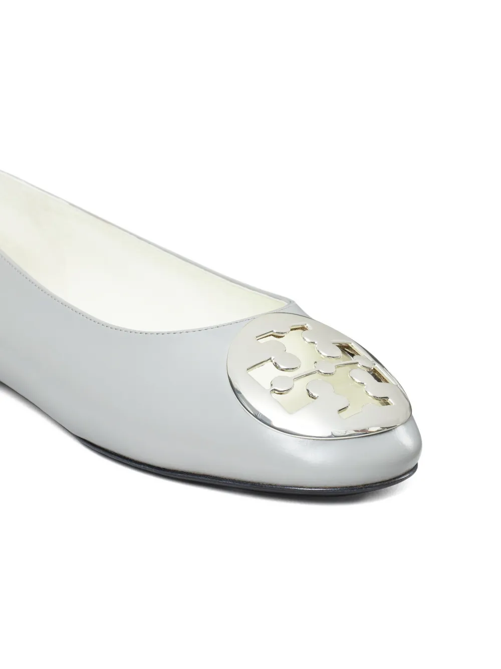 Tory Burch Reva ballerina's met logoplakkaat Grijs