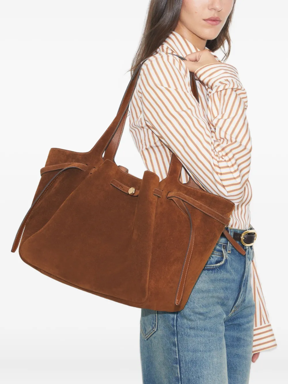 Tory Burch large Romy tote bag - Bruin