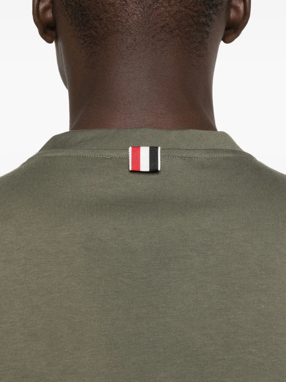 Thom Browne T-shirt met zakdetail Groen