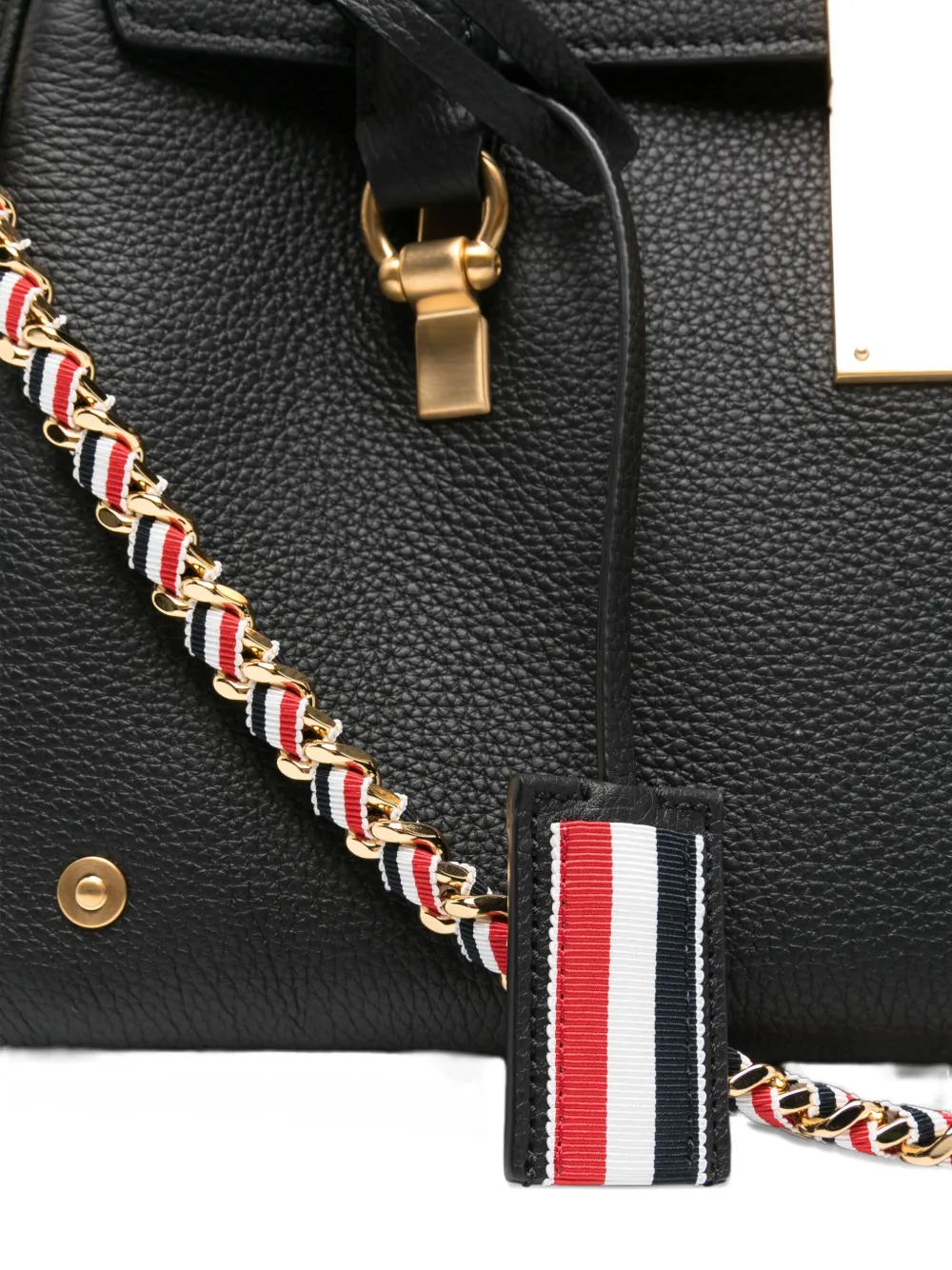 Thom Browne Mr. Thom Tote Bag In Black